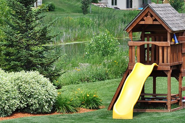 cheap wooden playset