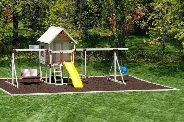 what is the best material to put under a swing set